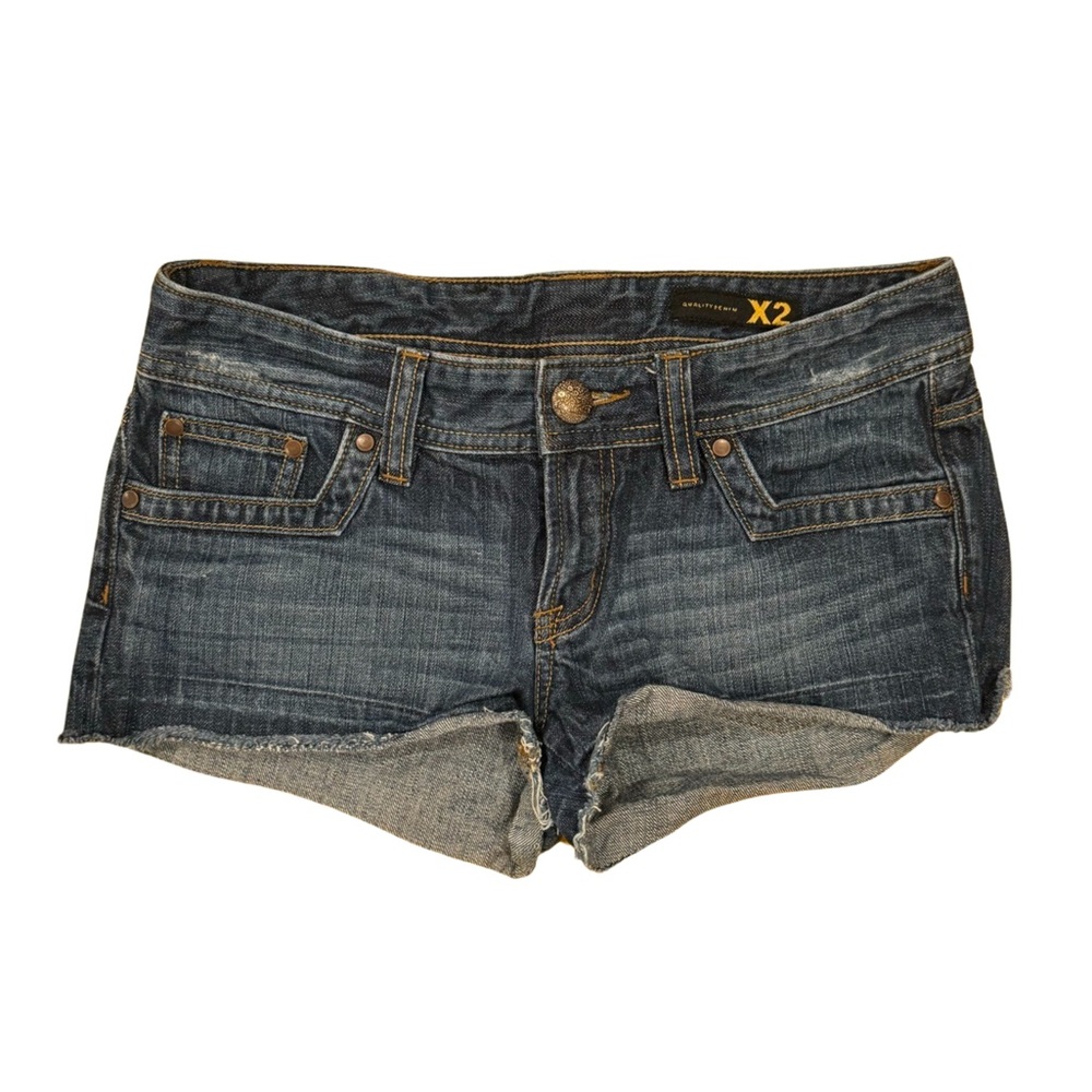 Express X2 Blue Denim Jean Shorts